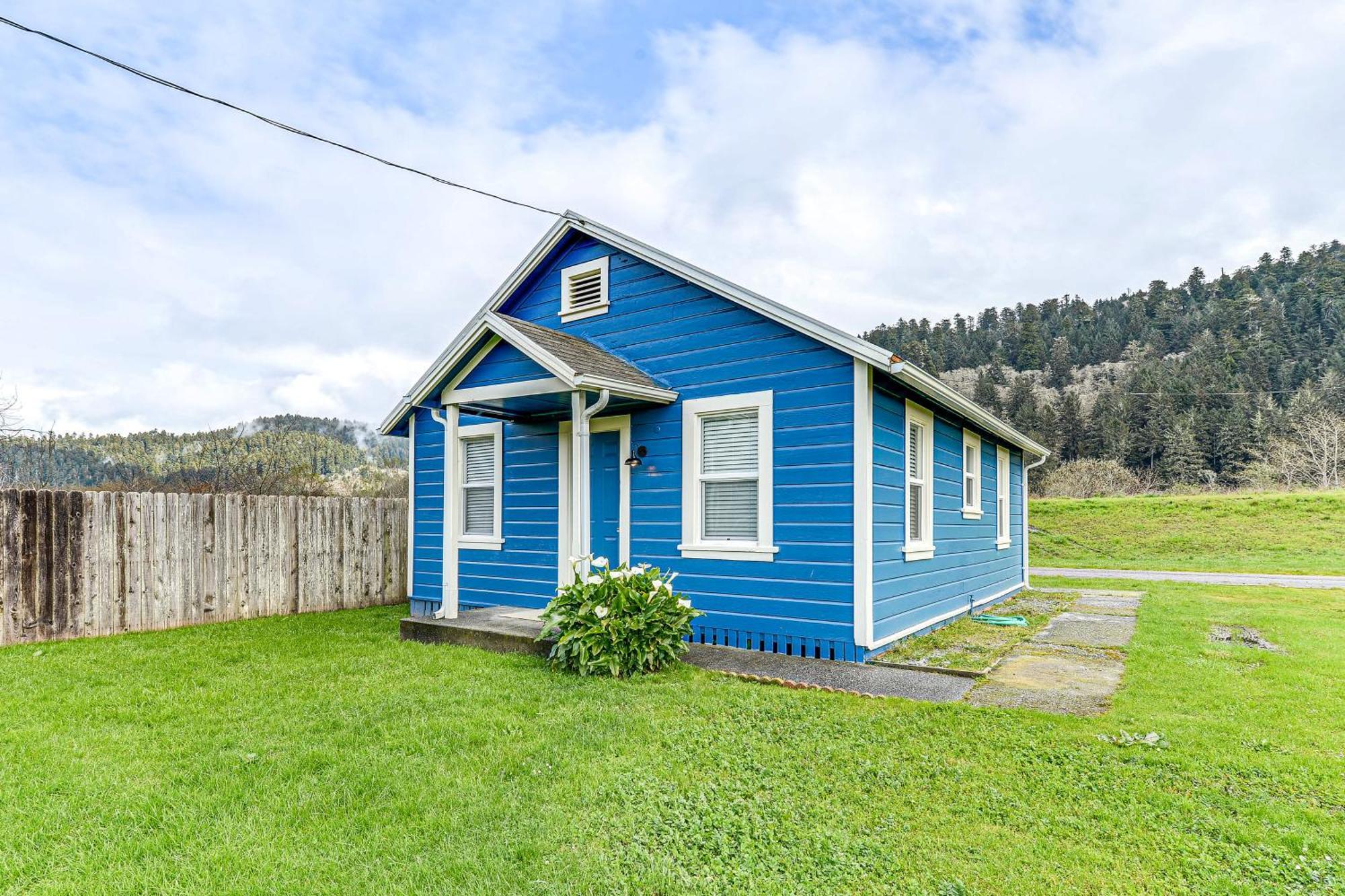 Cozy Norcal Cottage 2 Mi To Redwoods And Beaches! Orick Luaran gambar